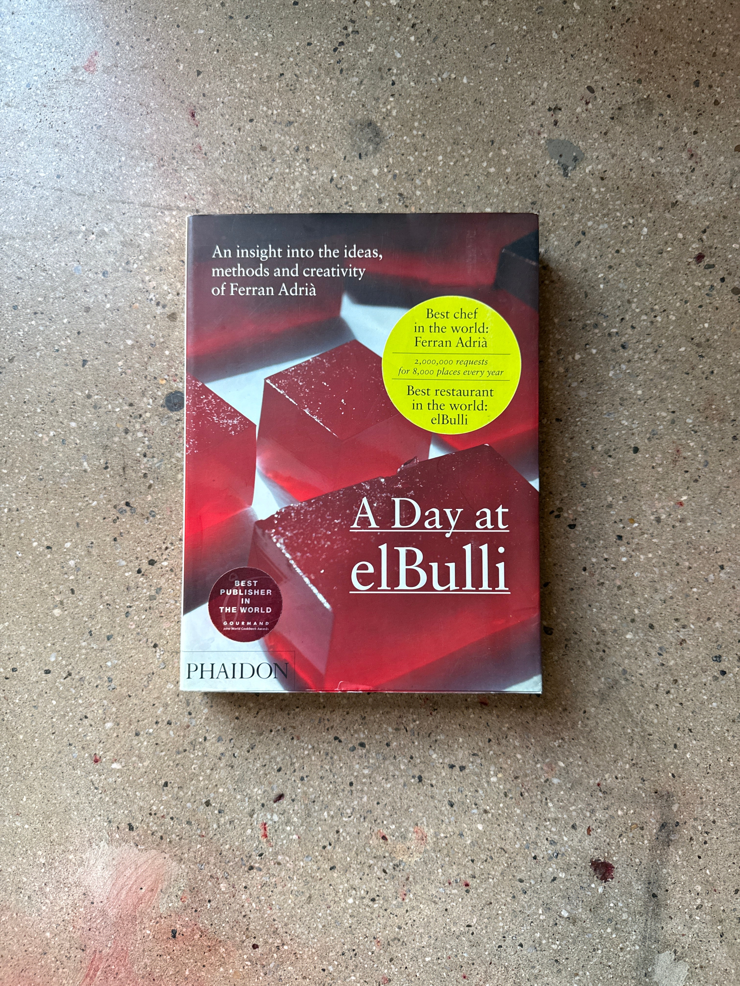 A Day at elBulli by Ferran Adria (Phaidon Large Softcover) – A
