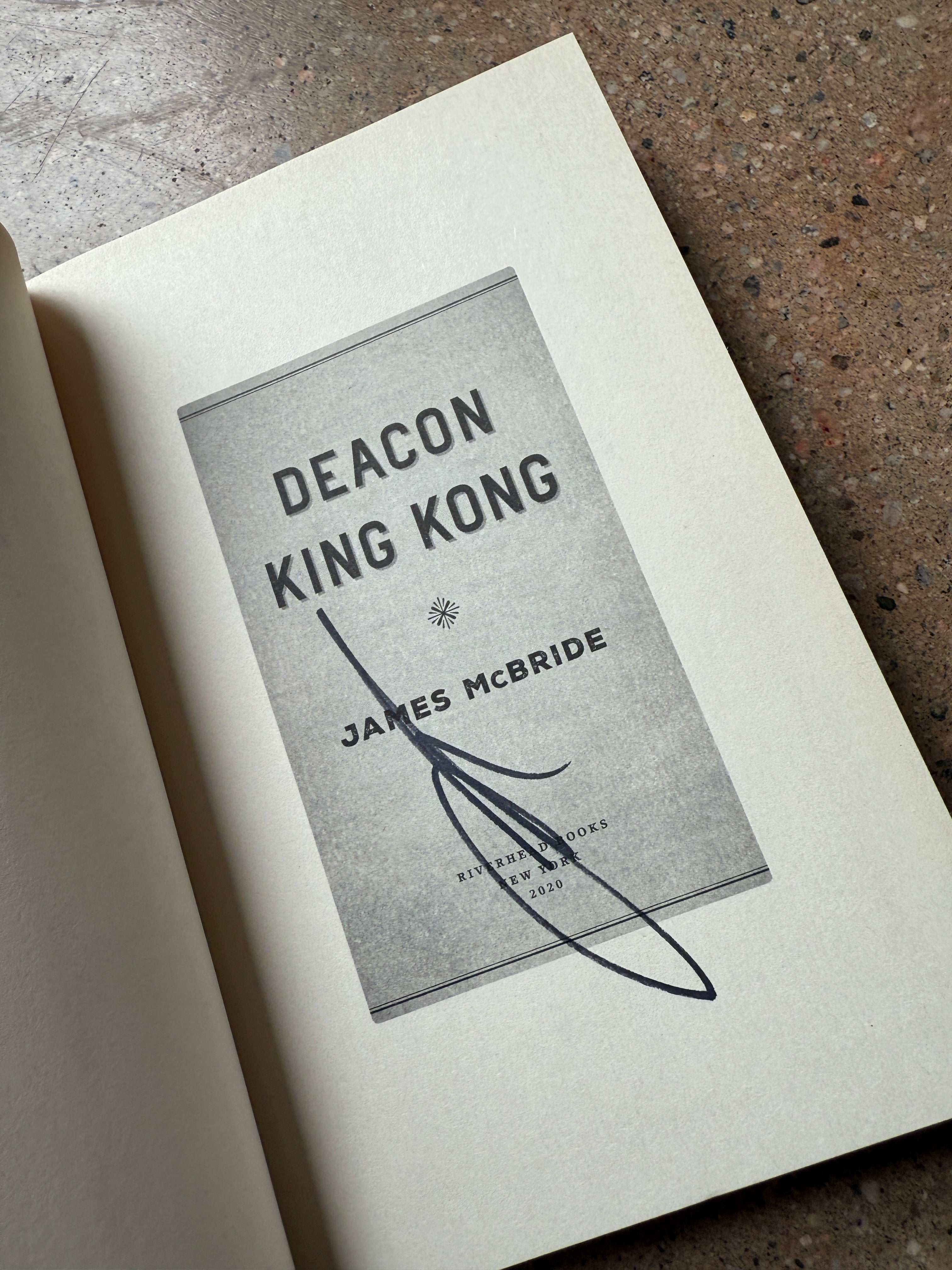 Deacon King Kong by James Mcbride (1st Printing Hardcover)