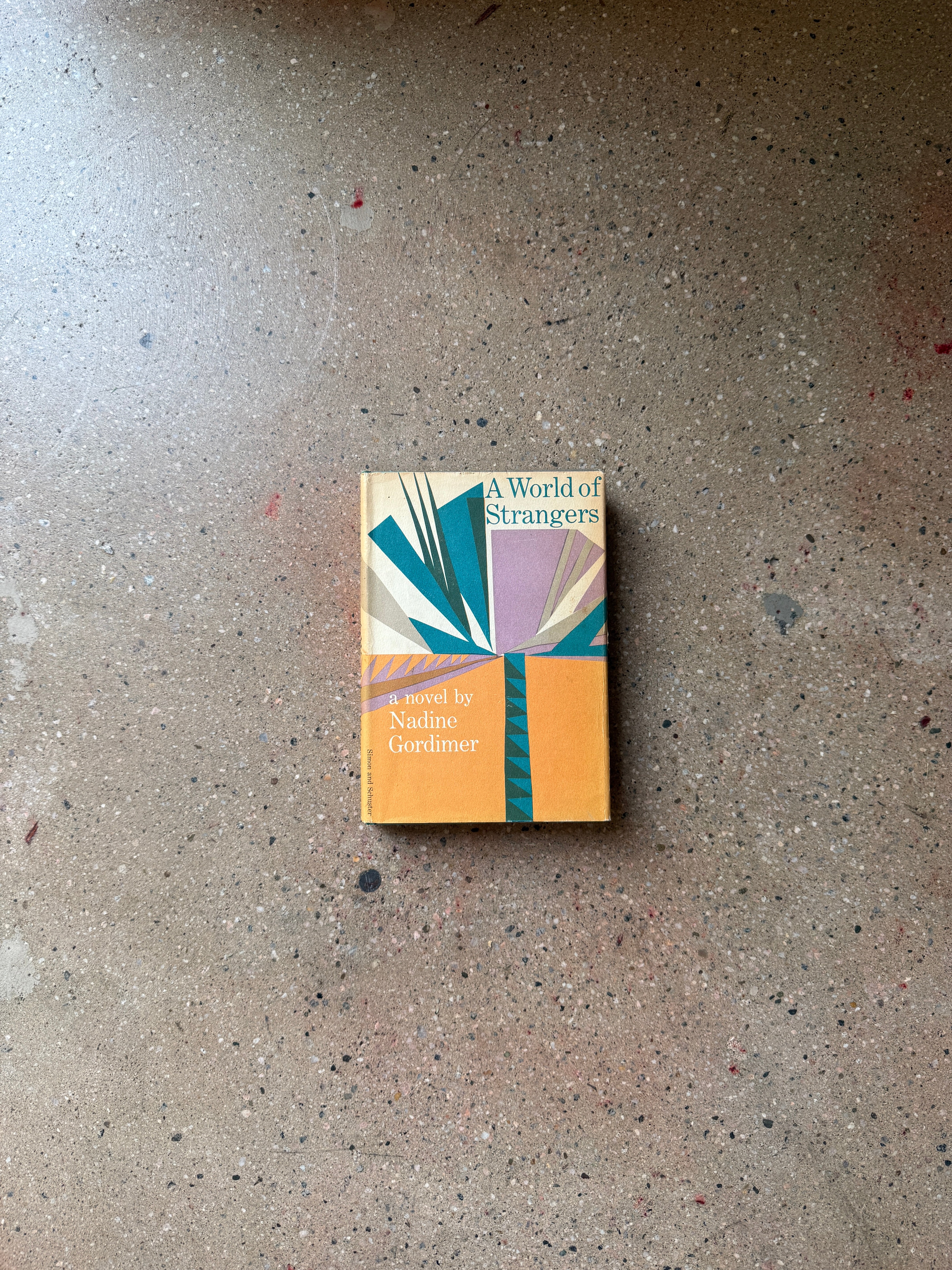 A World of Strangers by Nadine Gordimer (1st Printing Simon and Schuster Hardcover)