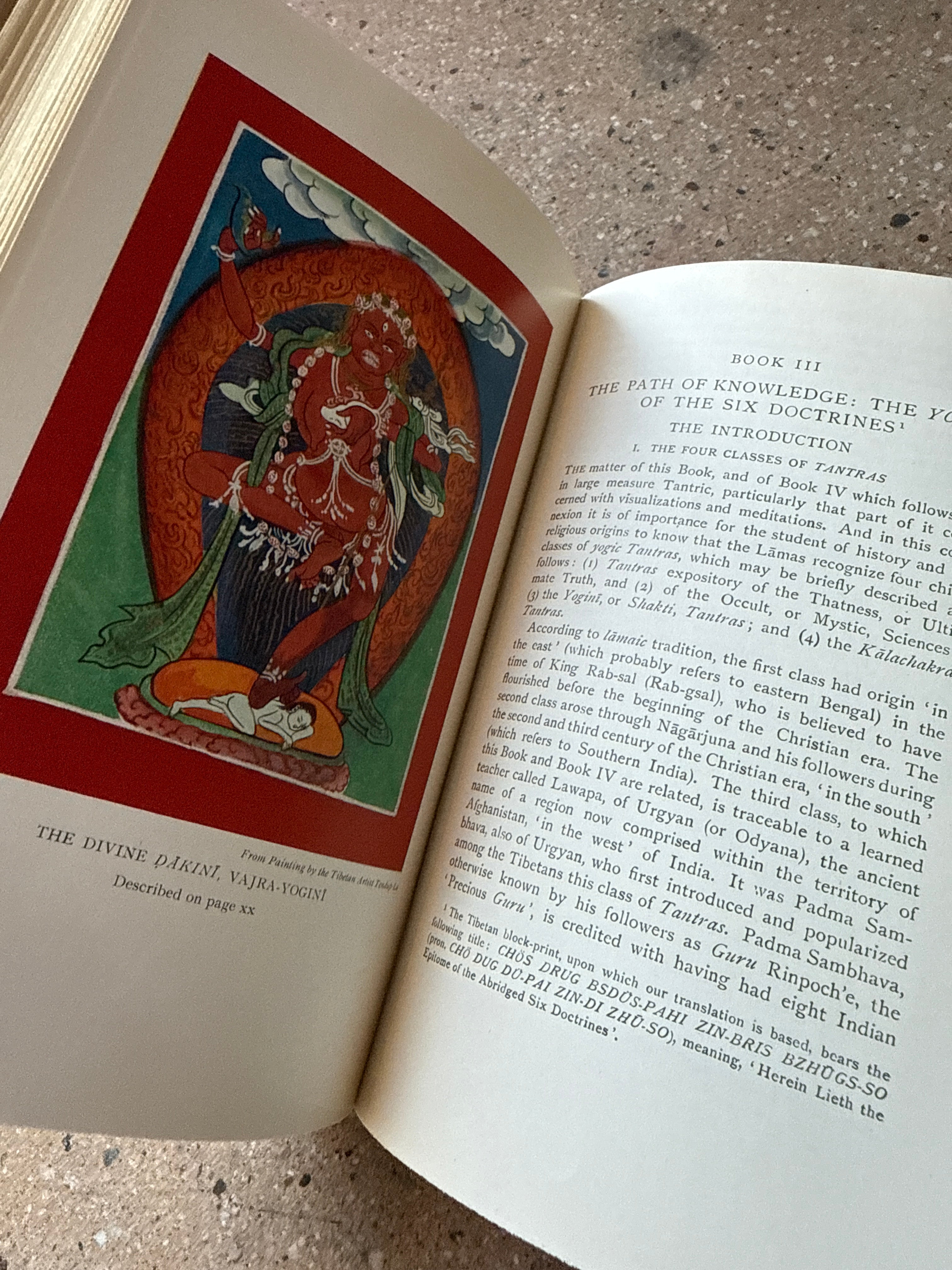 Tibetan Yoga and Secret Doctrines by W.Y. Evans-Wentz (Second Edition Oxford University Hardcover)