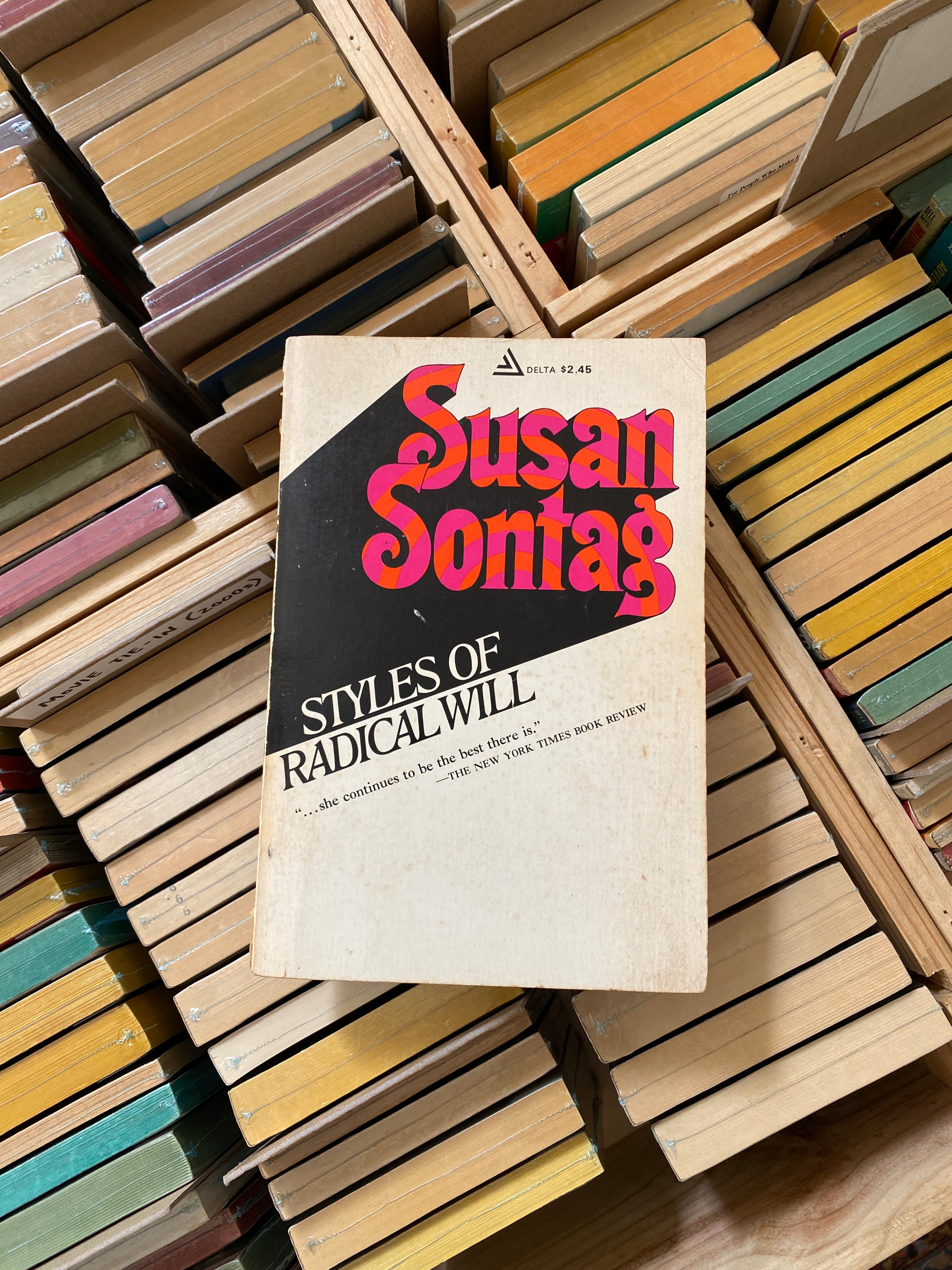 Styles of Radical Will by Susan Sontag (Delta Trade)