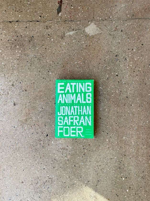 Eating Animals by Jonathan Safran Foer (Back Bay Trade). Like many great philosophical explorations, this one started with a question from a curious child. Why do we eat some animals and not others? A Good Used Book is an independent bookstore selling New, Used and Vintage books. Bookseller based in Los Angeles, California. AAPI-Owned (Korean-American) Small Business. Used Books. New Books. 2020 Back Bay Non-Fiction 