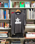 Street Grandma x AGUB Star Reader Tee (Round 4, Beige/Black Thin Stripe)