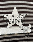 Street Grandma x AGUB Star Reader Tee (Round 4, Brown/Gray Stripe)