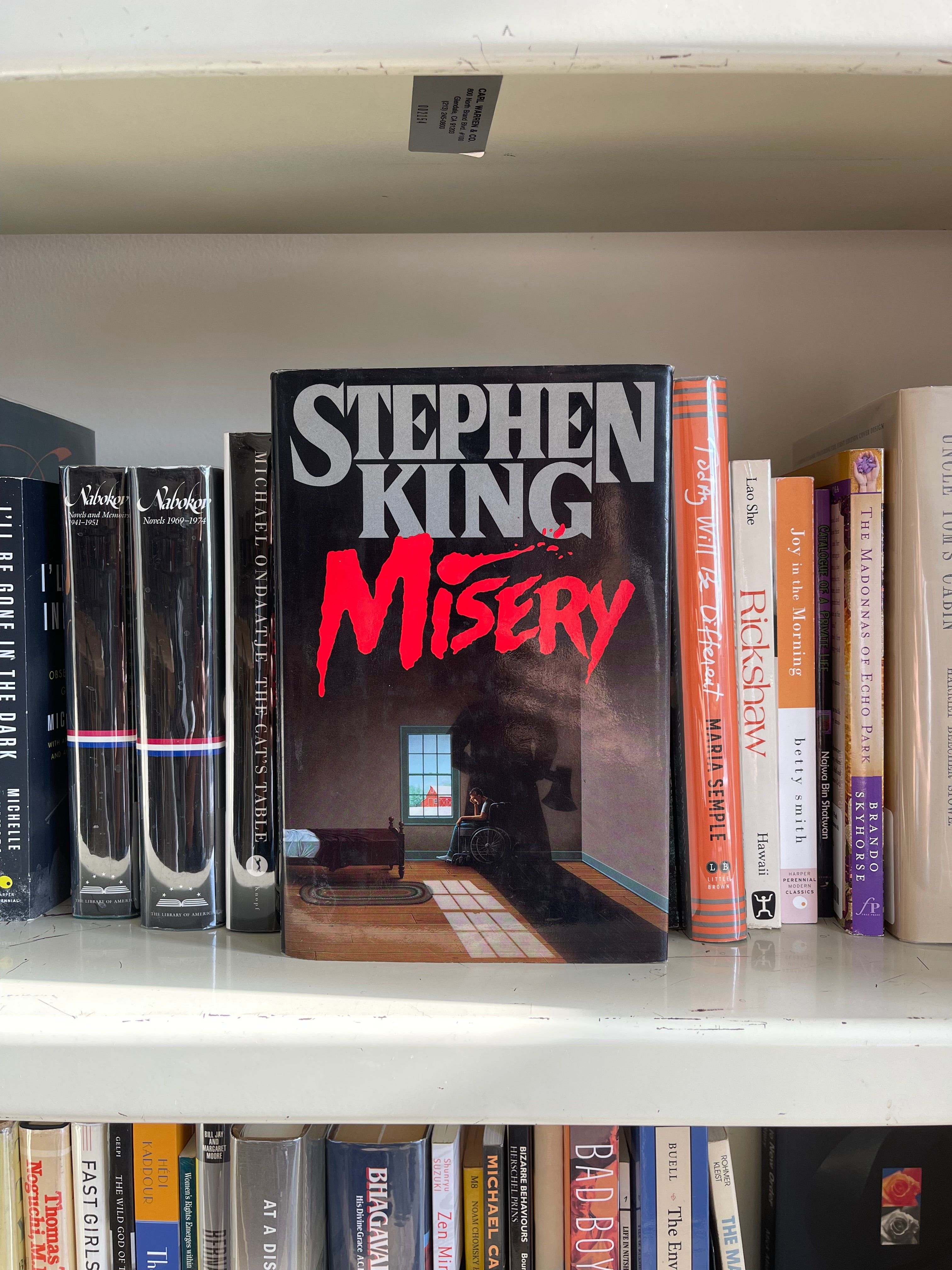 Misery by Stephen King (1st Edition Viking Hardcover)