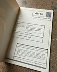 Ante: Volume 3, Number 2, Summer 1967 by Frances Colvin