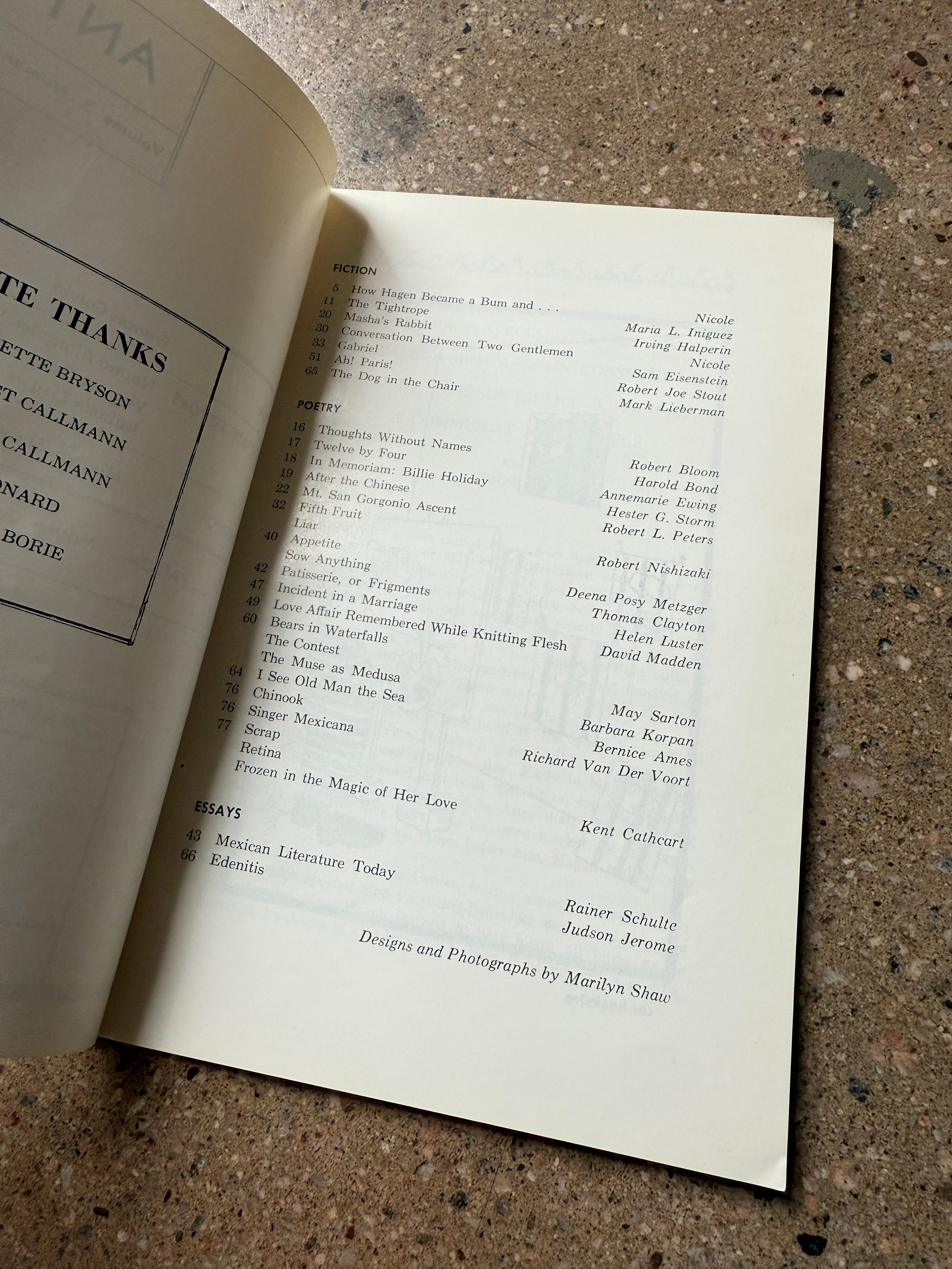 Ante: Volume 3, Number 2, Summer 1967 by Frances Colvin