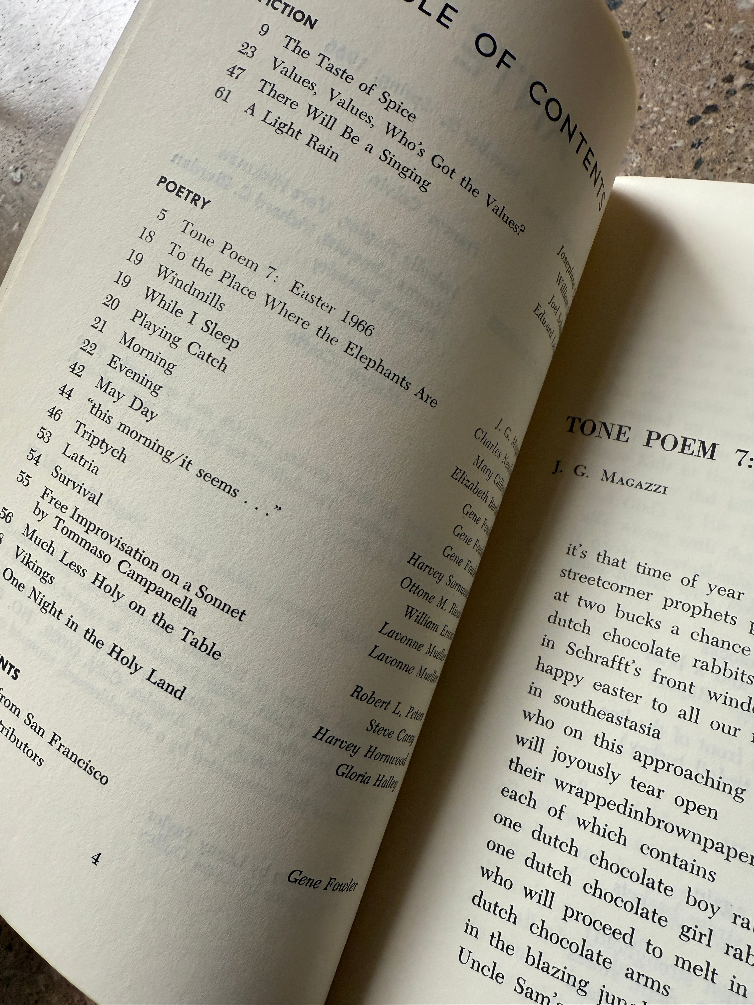 Ante: Volume 2, Number 2, Spring 1966 edited by Frances Colvin