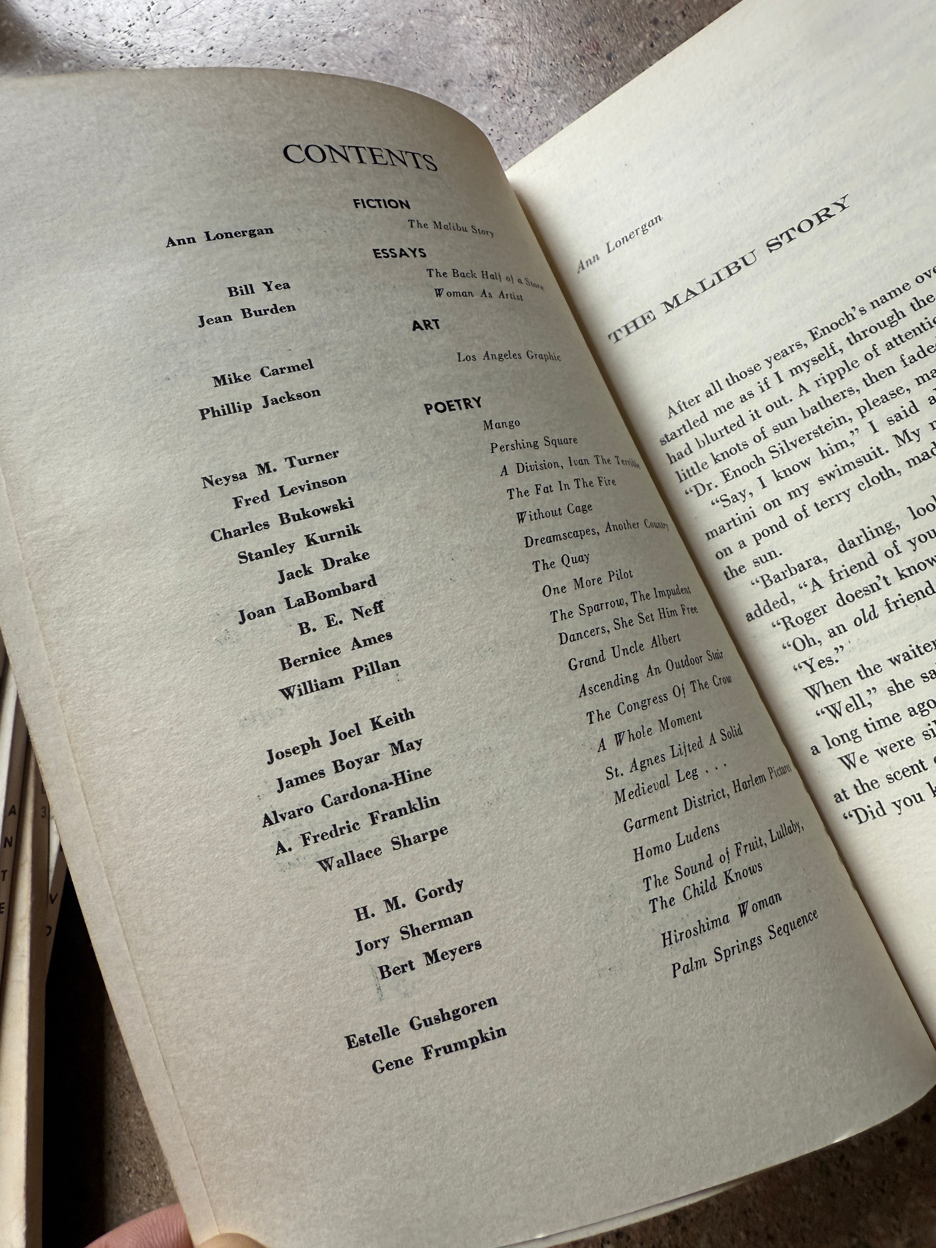 Ante: Volume 1, Number 4, Fall 1965 edited by William Harris