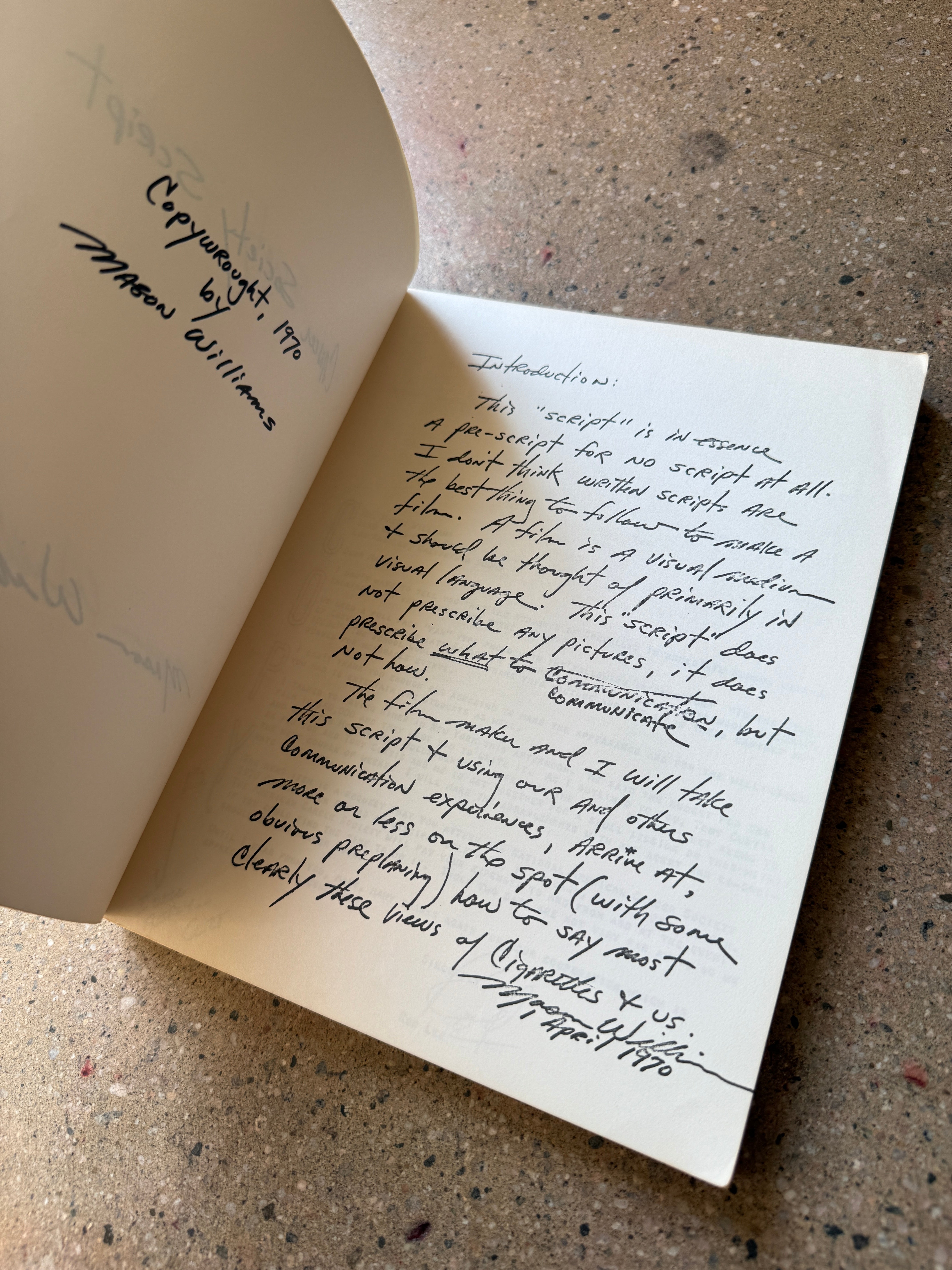 Cancer Society Script by Mason William