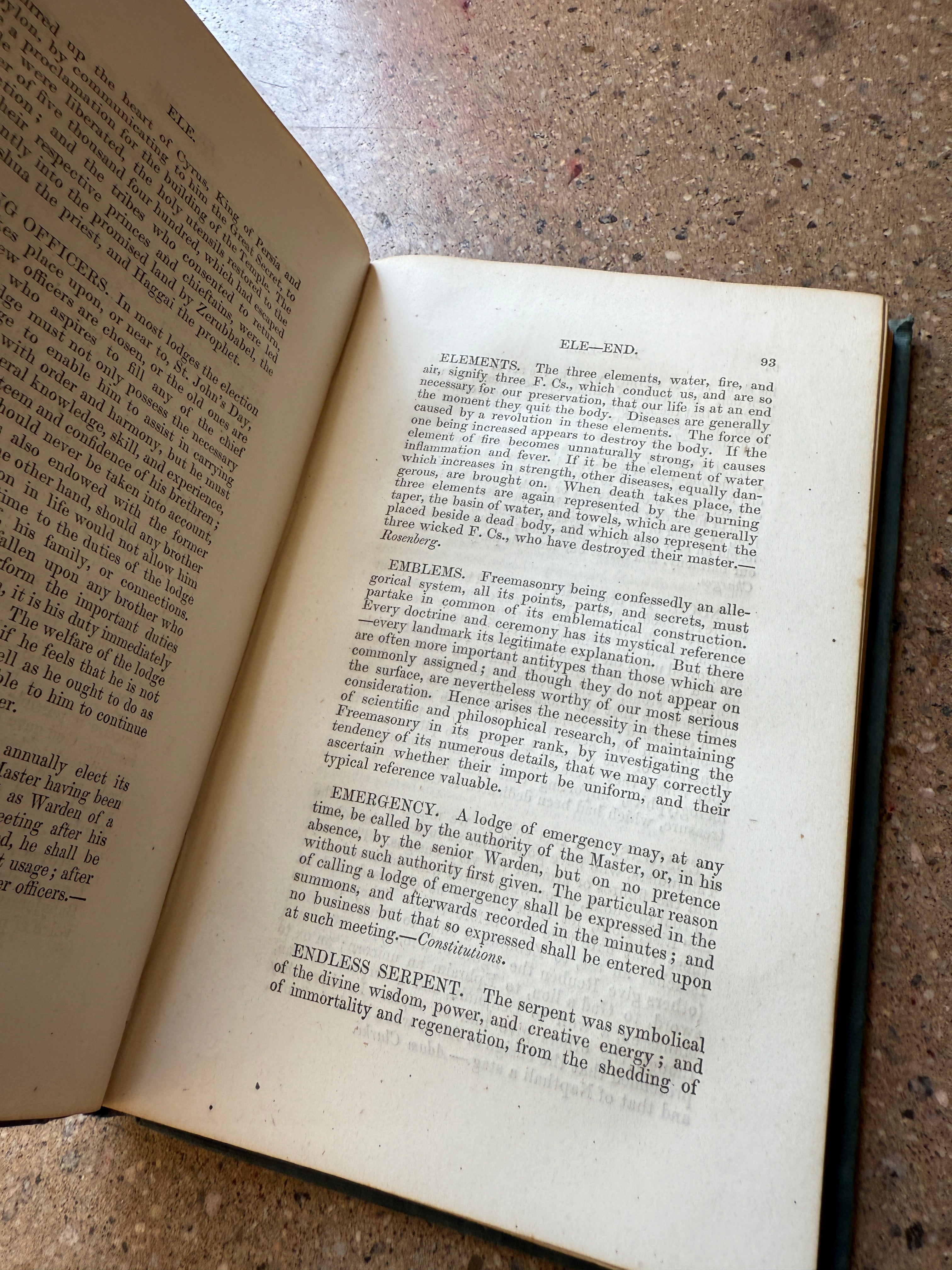 A Dictionary of Symbolical Masonry by Rev. G. Oliver
