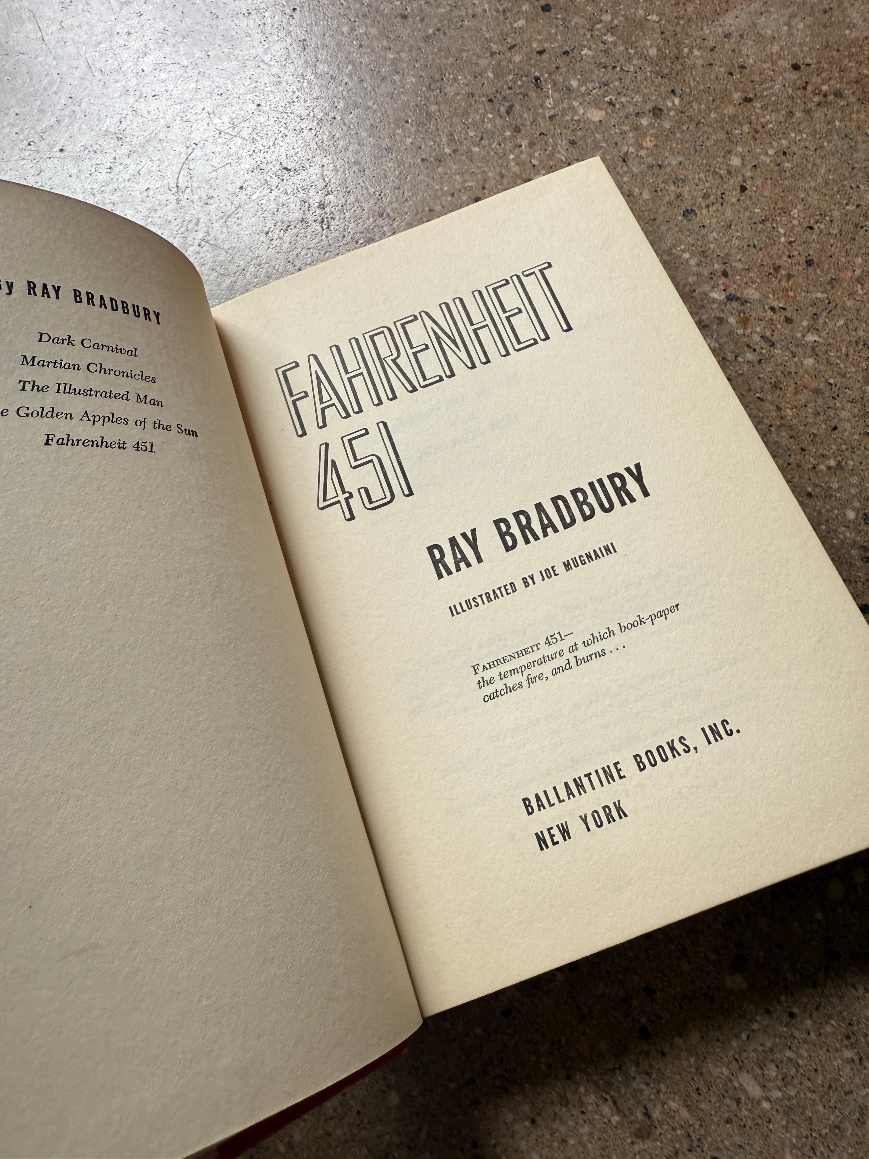 Fahrenheit 451 by Ray Bradbury