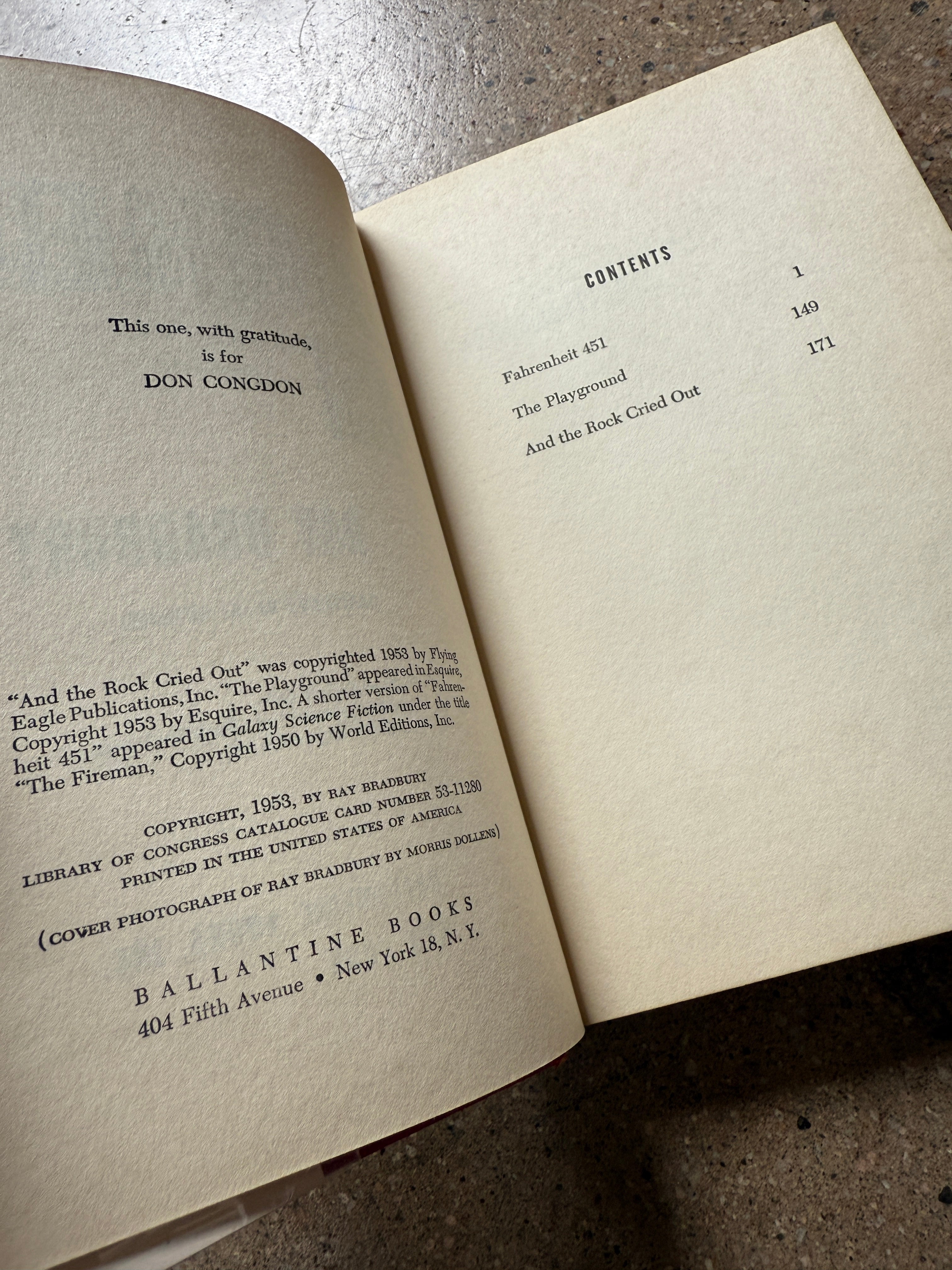 Fahrenheit 451 by Ray Bradbury