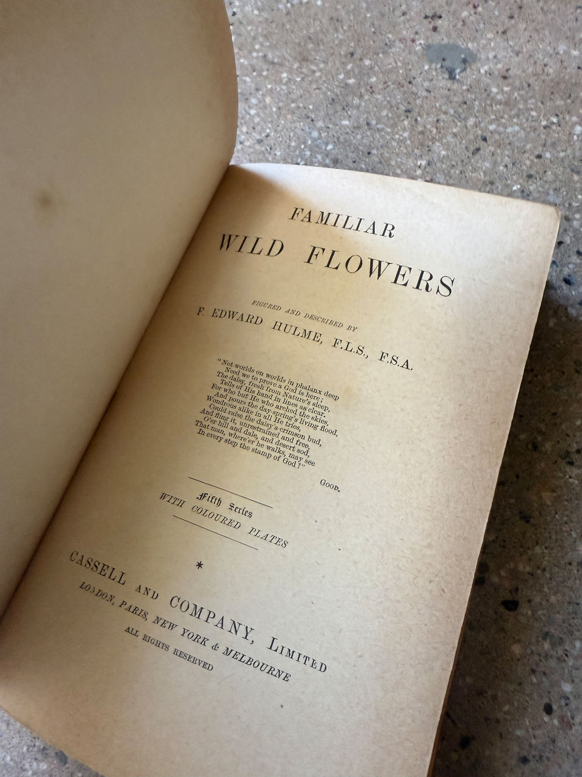 Familiar Wild Flowers by F. Edward Hulme