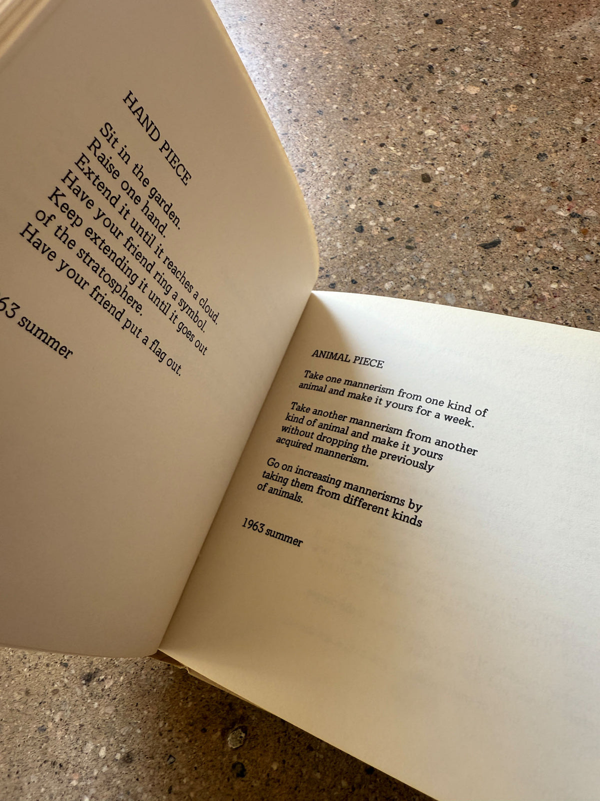 Grapefruit by Yoko Ono