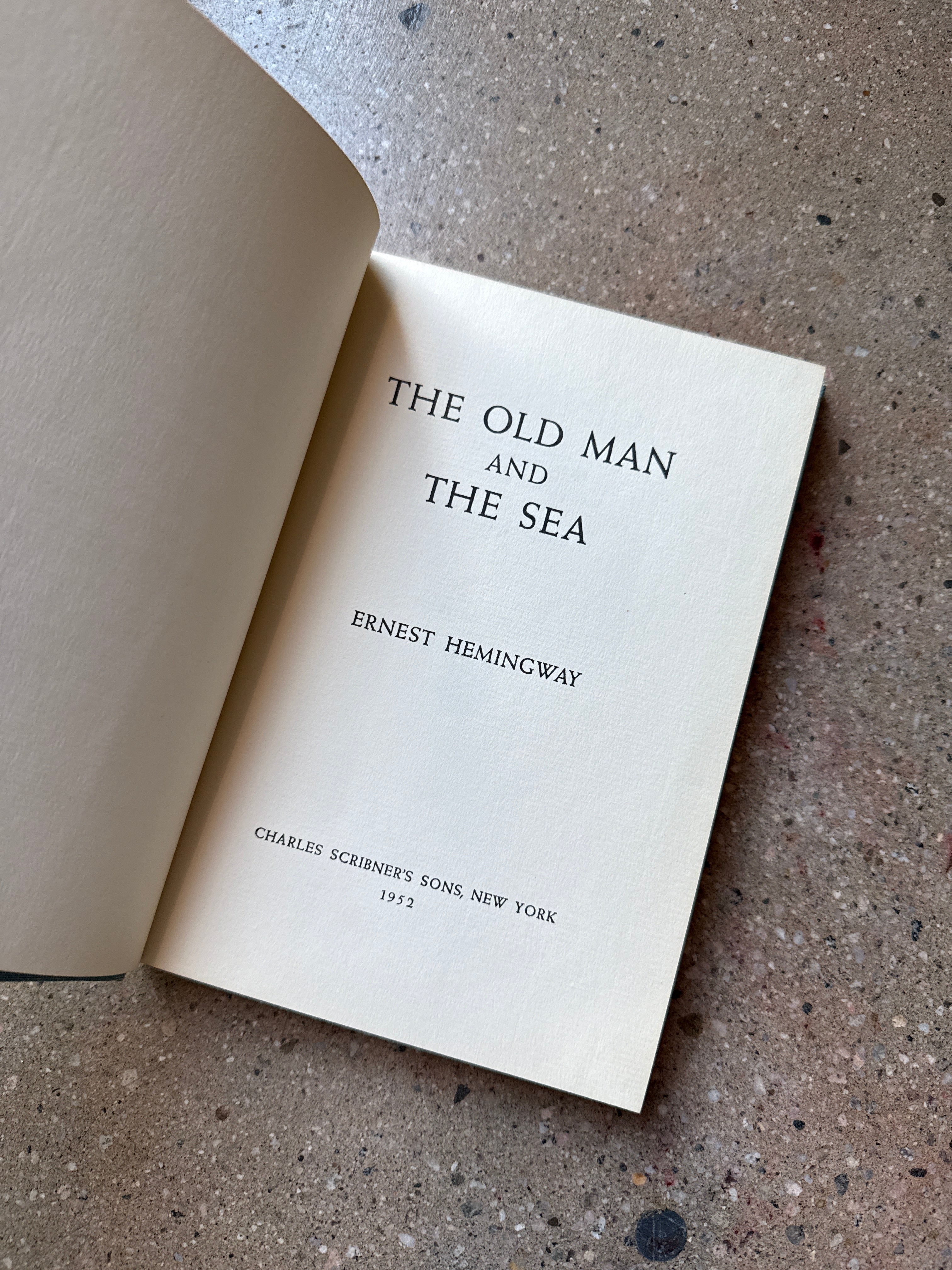 The Old Man and the Sea by Ernest Hemingway (1st Edition, 1st Printing Charles Scribner&#39;s Sons Hardcover)