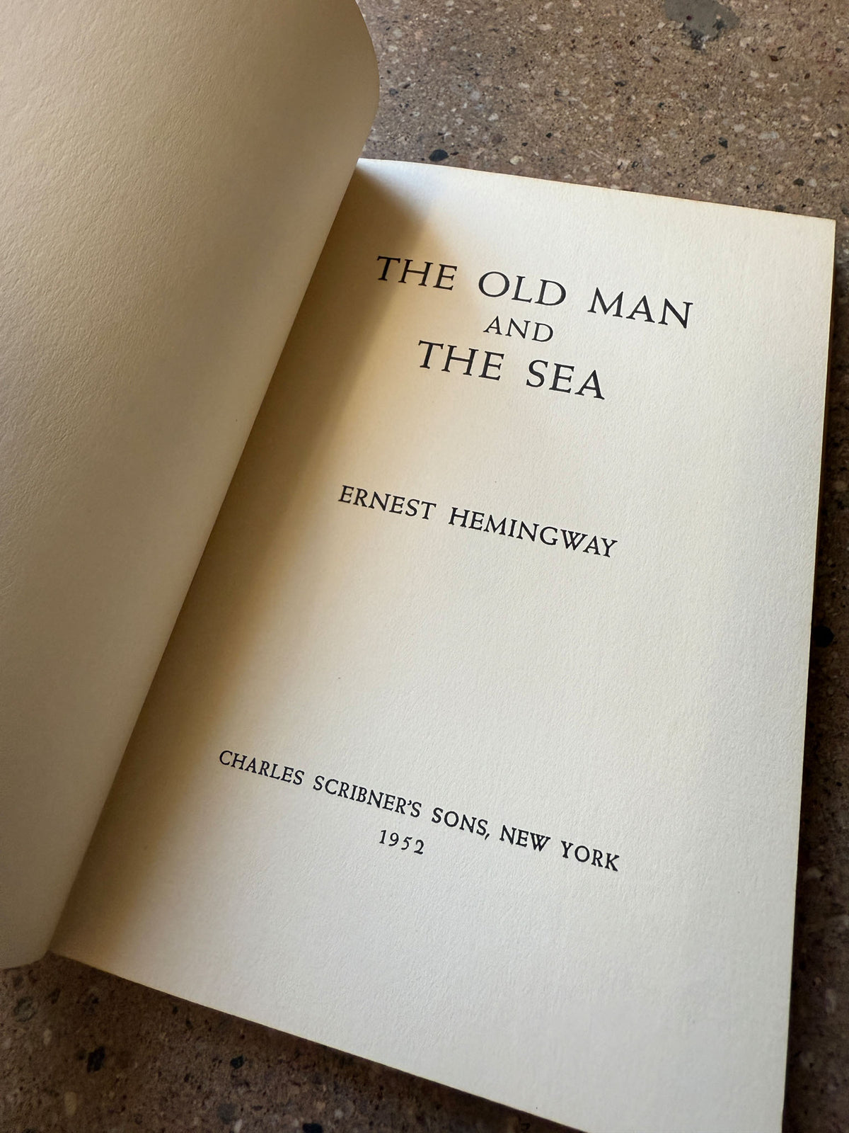 The Old Man and the Sea by Ernest Hemingway