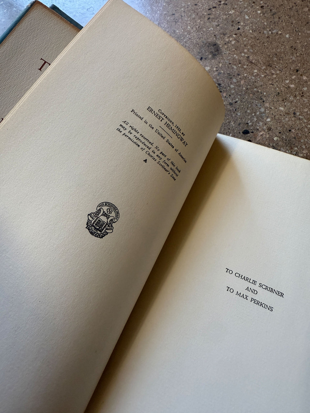 The Old Man and the Sea by Ernest Hemingway