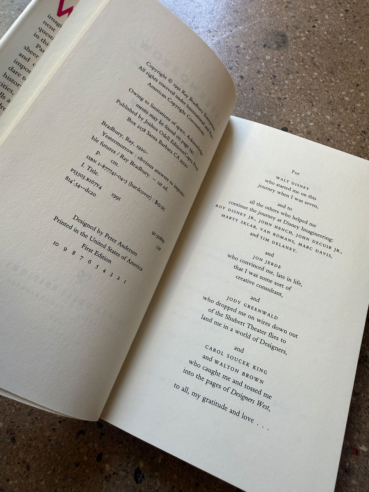 Yestermorrow by Ray Bradbury