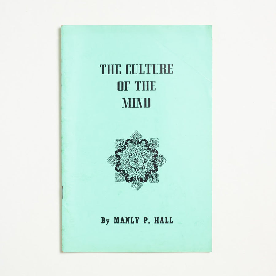 The Culture of the Mind by Manly P.  Hall, The Philosophical Research Society, Booklet from A GOOD USED BOOK.  1966 No Stated Printing Non-Fiction California, Los Angeles