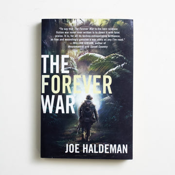 The Forever War (Trade) by Joe Haldeman, Thomas Dunne Books, Trade Softcover from A GOOD USED BOOK.  1997 7th Printing Genre 