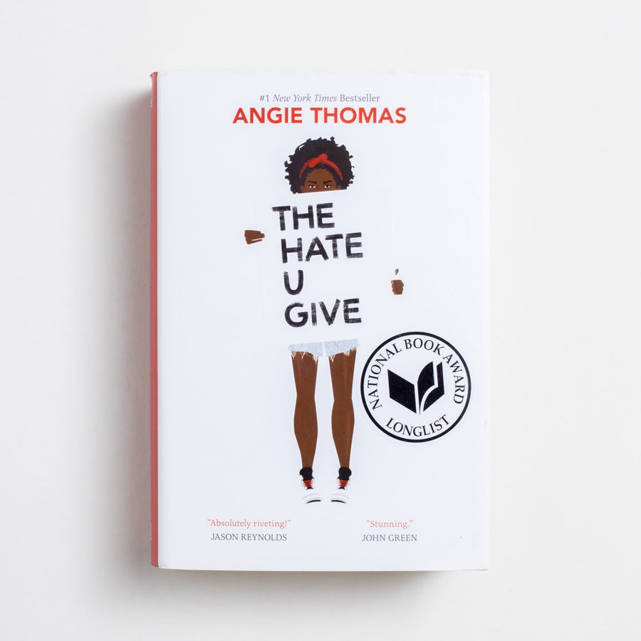 The Hate U Give by Angie Thomas, Balzer + Bray, Hardcover w. Dust Jacket from A GOOD USED BOOK.  2017 17th Printing Literature Black Literature