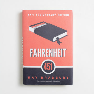 Fahrenheit 451 (60th Anniversary) by Ray Bradbury, Simon & Schuster, Hardcover w. Dust Jacket from A GOOD USED BOOK.  2013 7th Printing Literature 