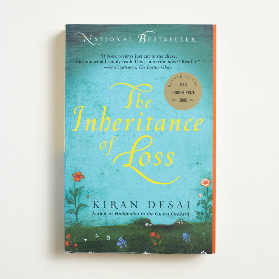 The Inheritance of Loss by Kiran Desai, Grove Press, Trade Softcover from A GOOD USED BOOK. Only Desai's second novel, she writes
honestly of migration and intimately of 
many contemporary international issues.  2006 5th Printing Literature 