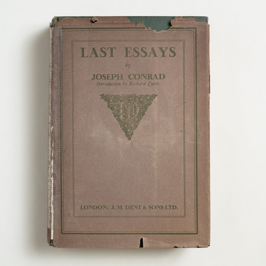 Last Essays by Joseph Conrad, J.M. Dent & Sons, Hardcover w. Dust Jacket from A GOOD USED BOOK.  1926 1st Edition Literature 