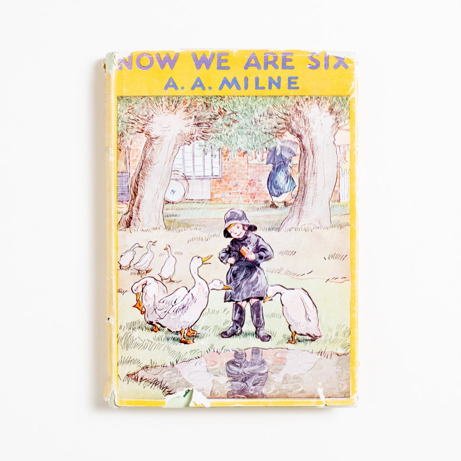 How We Are Six (Small Hardcover) by A.A. Milne, E.P. Dutton, Small Hardcover w. Dust Jacket.  A Good Used Book is an Independent online bookstore selling New, Used and Vintage books based in Los Angeles, California. AAPI-Owned (Korean-American) Small Business. Free Shipping on orders $40+. 1950 Small Hardcover Literature 