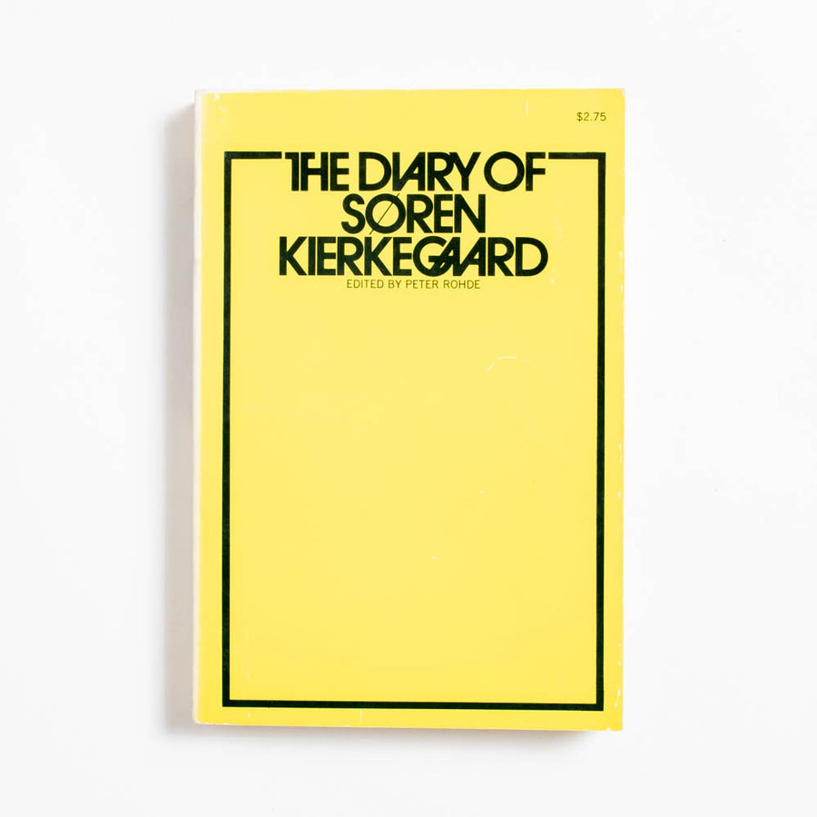 The Diary of Soren Kierkegaard (Trade) edited by Peter Rohde, Citadel Press, Trade. A religious poet, a melancholic personality, and an
endlessly thorough philosopher, Kierkegaard was
the kind of writer who wrote to think... to discover. A Good Used Book is an Independent online bookstore selling New, Used and Vintage books based in Los Angeles, California. AAPI-Owned (Korean-American) Small Business. Free Shipping on orders $25+. Local Pickup available in Koreatown.  1960 Trade Classics Memoirs