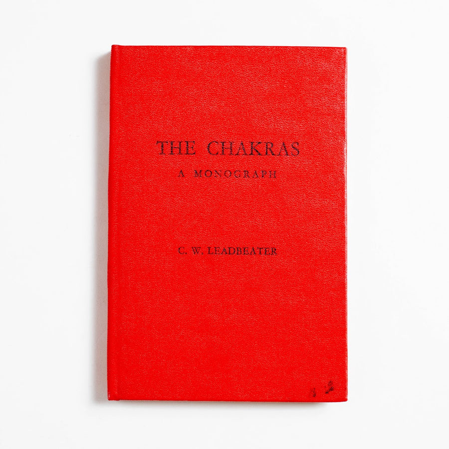 The Chakras: A Monograph (Hardcover) by C.W. Leadbeater, The Theosophical Publishing House, Hardcover.  A Good Used Book is an Independent online bookstore selling New, Used and Vintage books based in Los Angeles, California. AAPI-Owned (Korean-American) Small Business. Free Shipping on orders $40+. 1973 Hardcover Non-Fiction 