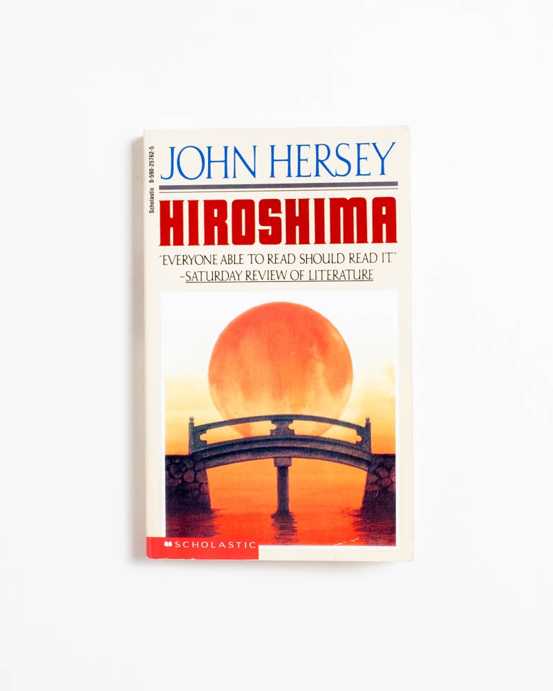 Hiroshima (Paperback) by John Hersey, Scholastic Publishing, Paperback.  A Good Used Book is an Independent online bookstore selling New, Used and Vintage books based in Los Angeles, California. AAPI-Owned (Korean-American) Small Business. Free Shipping on orders $25+. Local Pickup available in Koreatown.  1995 Paperback Literature 