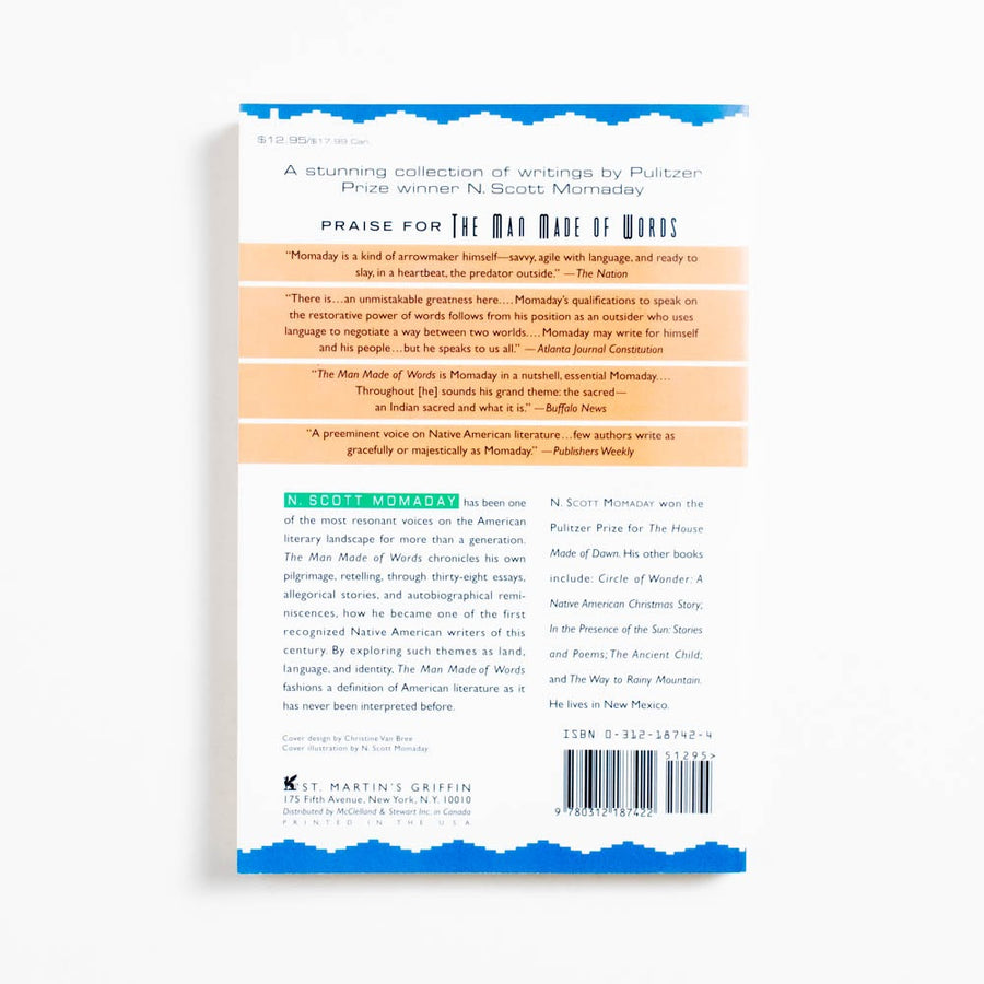 The Man Made of Words (1st St. Martin's Press Printing) by N. Scott Momaday