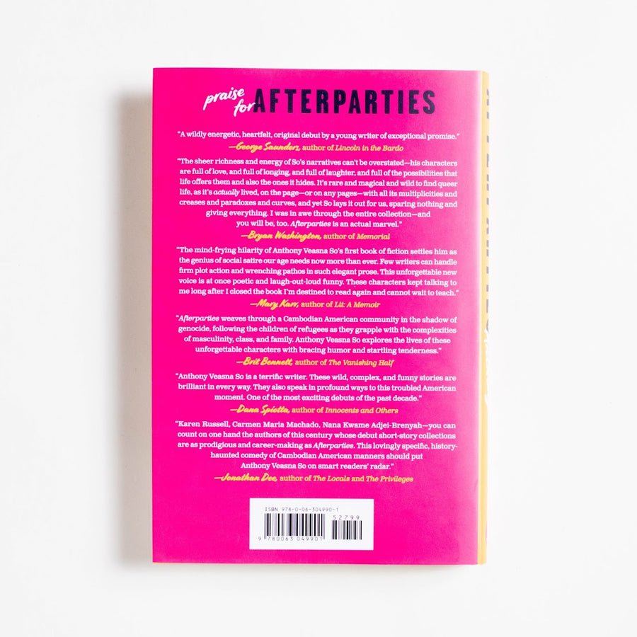 Afterparties Stories (New, 1st Edtion) by Anthony Veasna So – A Good Used  Book