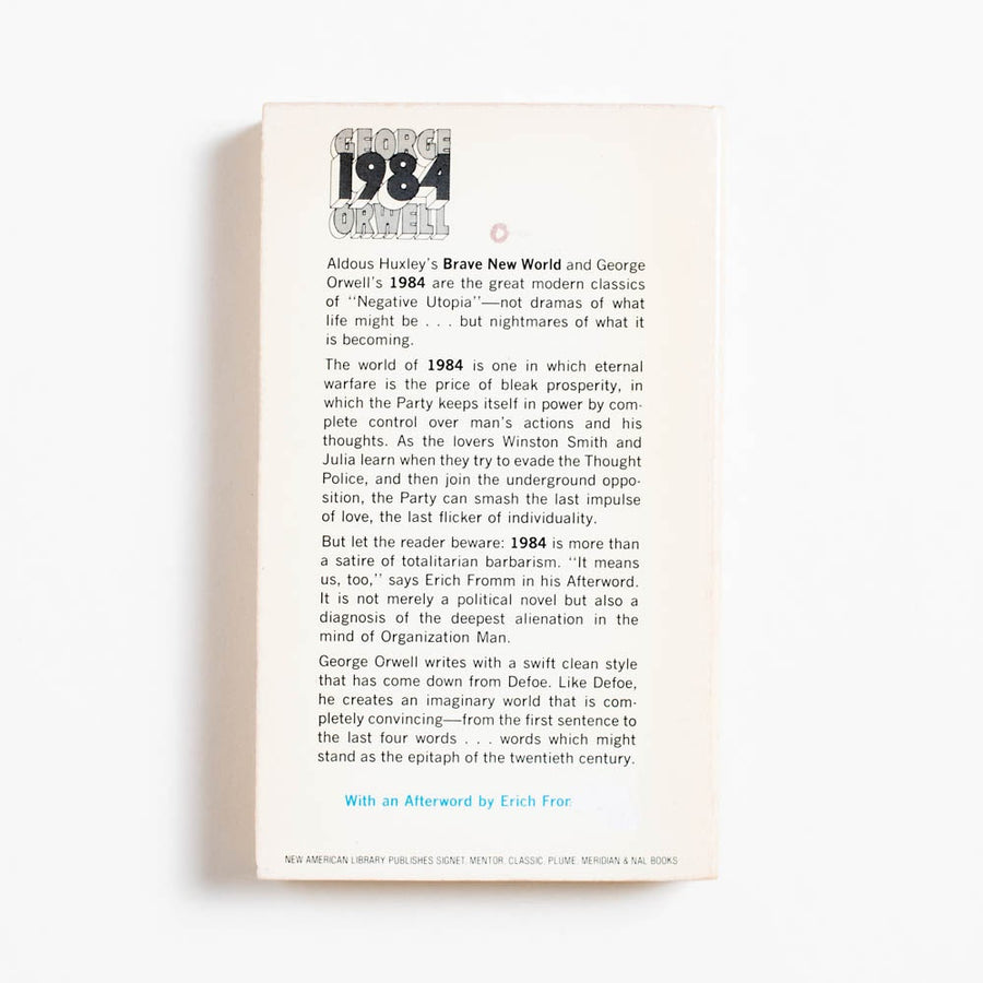 1984 (Signet Classic CJ1474) by George Orwell
