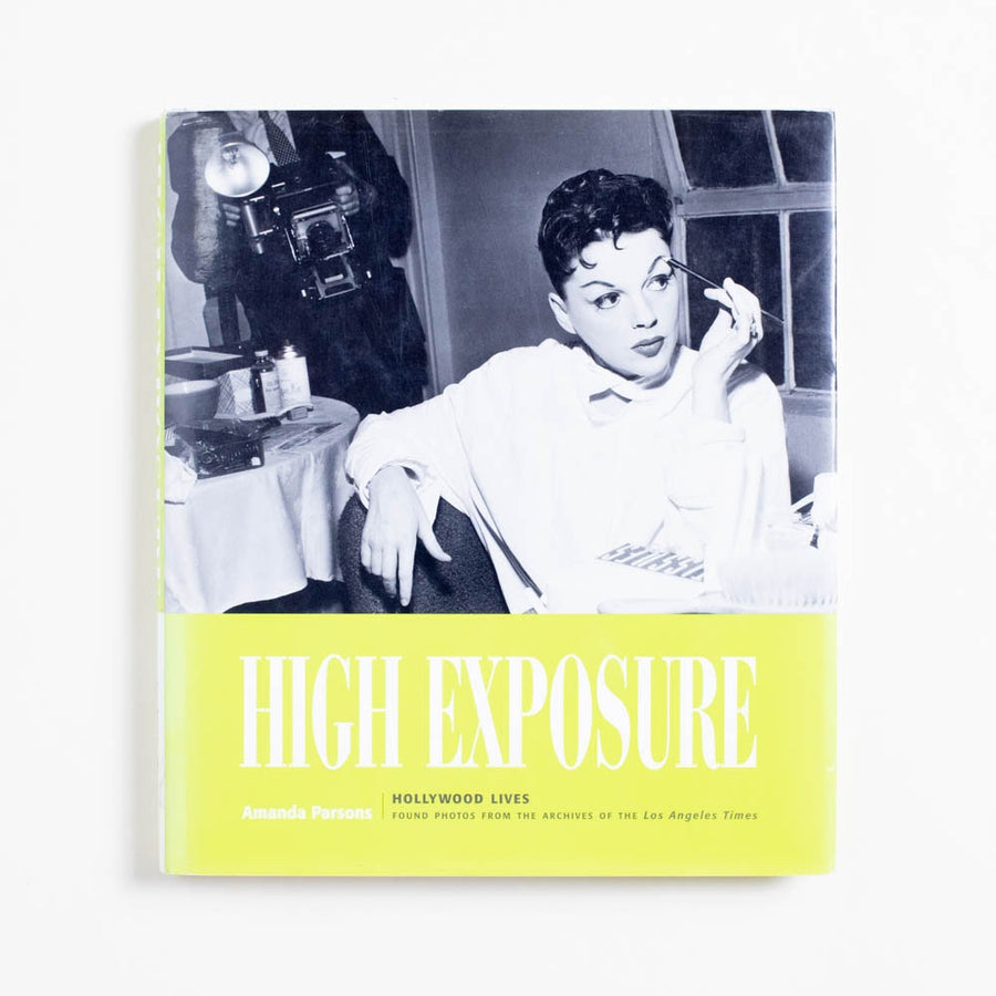 High Exposure: Hollywood Lives (1st Printing) by Amanda Parsons, Los Angeles Times, Oversize Hardcover. Found photos from the archives of the Los Angeles Times,
including Marilyn Monroe, Liz Taylor, and many others. A Good Used Book is an Independent online bookstore selling New, Used and Vintage books based in Los Angeles, California. AAPI-Owned (Korean-American) Small Business. Free Shipping on orders $25+. Local Pickup available in Koreatown.  1999 1st Printing Art Photography, California