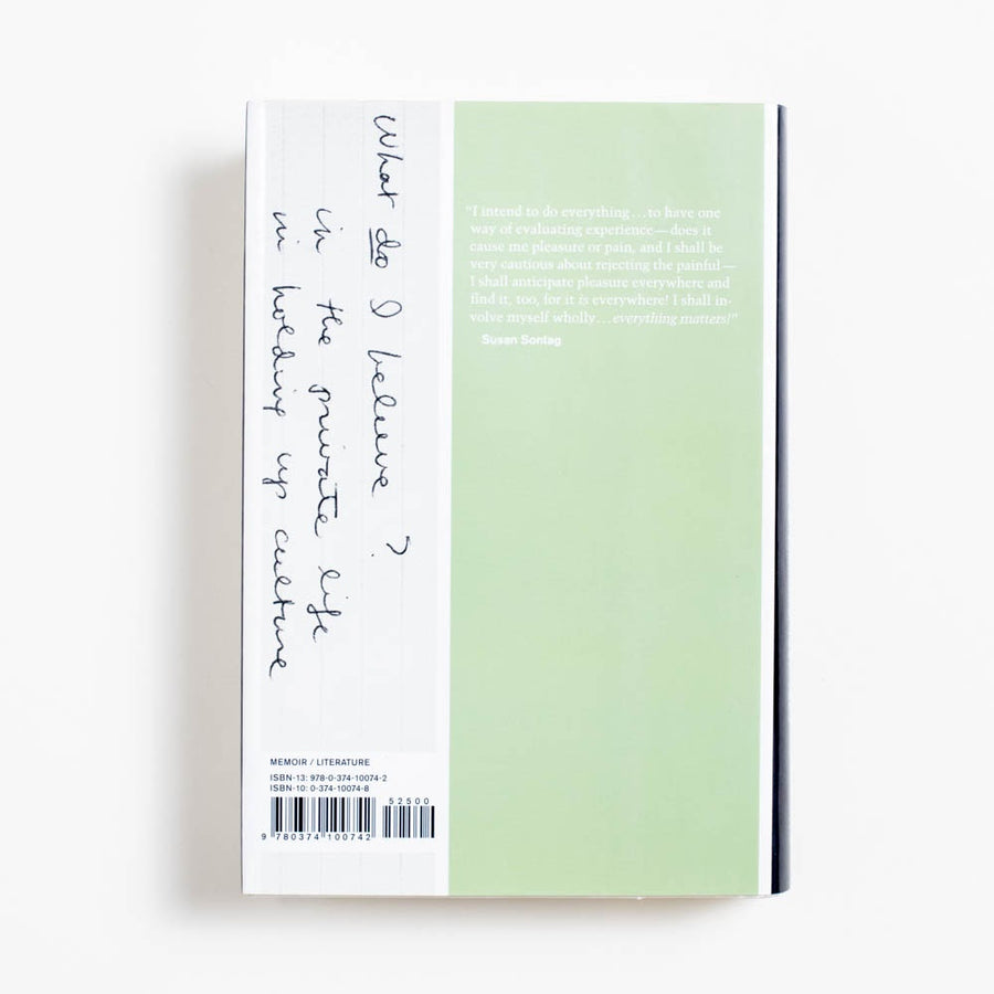 Reborn: Journals & Notebooks, 1947-1963 (1st Edition, 1st Printing) by Susan Sontag