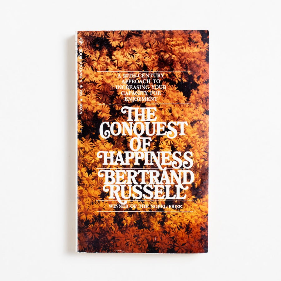 The Conquest of Happiness (Bantam) by Bertrand Russell, Bantam Books, Paperback.  A Good Used Book is an Independent online bookstore selling New, Used and Vintage books based in Los Angeles, California. AAPI-Owned (Korean-American) Small Business. Free Shipping on orders $40+. 1968 Bantam Non-Fiction 