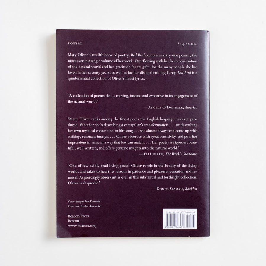 Red Bird (1st  Beacon Printing) by Mary Oliver