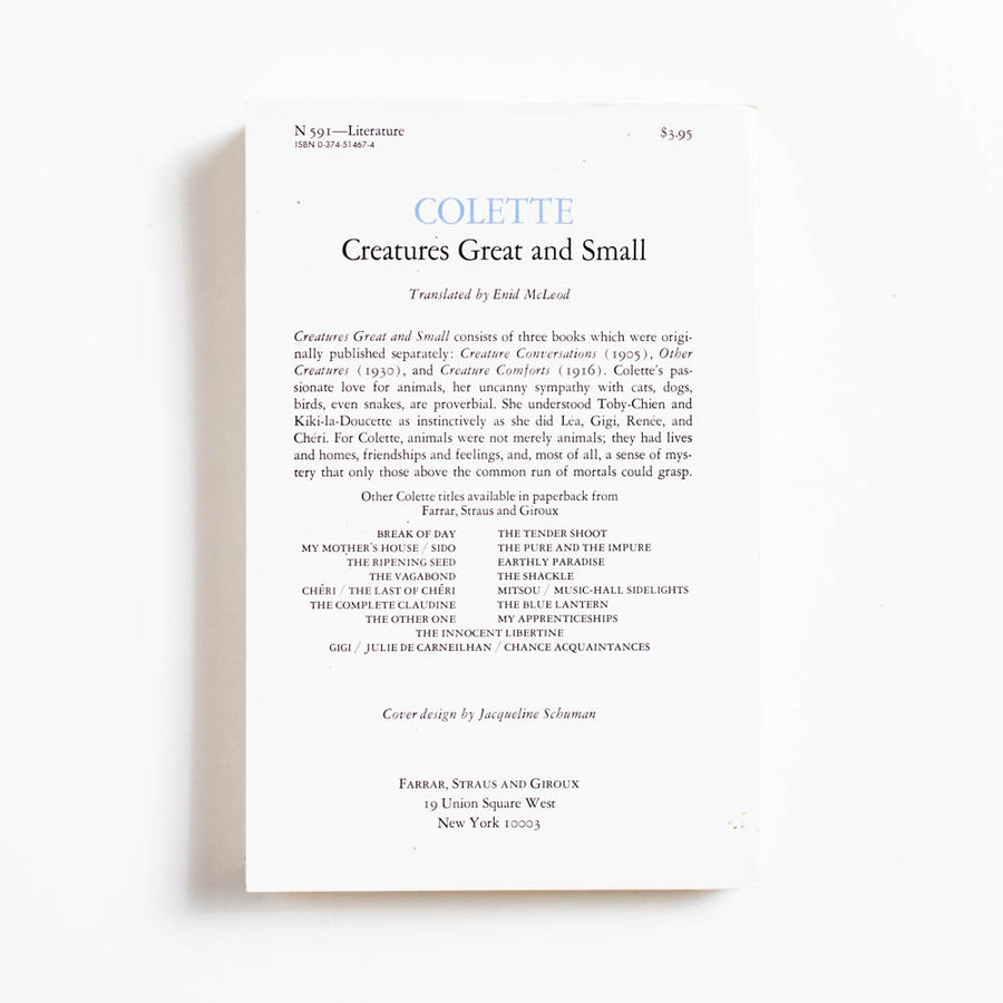 Creatures Great and Small (Trade) by Colette