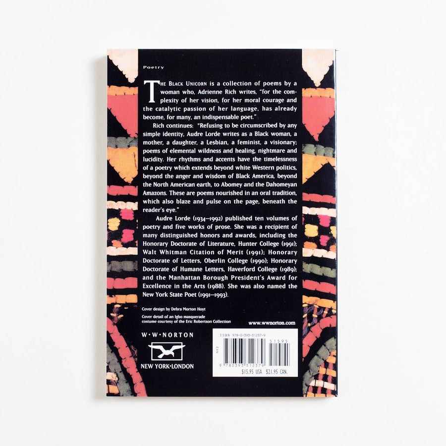 The Black Unicorn (New Trade) by Audre Lorde