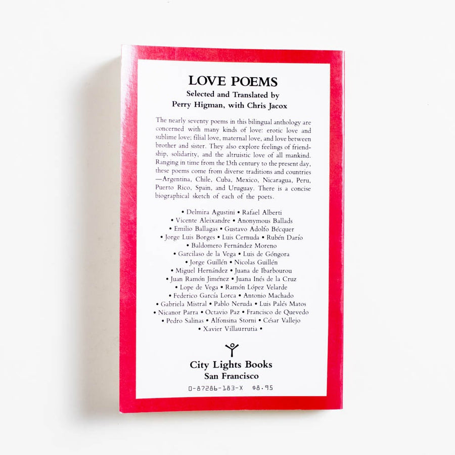 Love Poems from Spain & Spanish America (Trade) by Various Authors