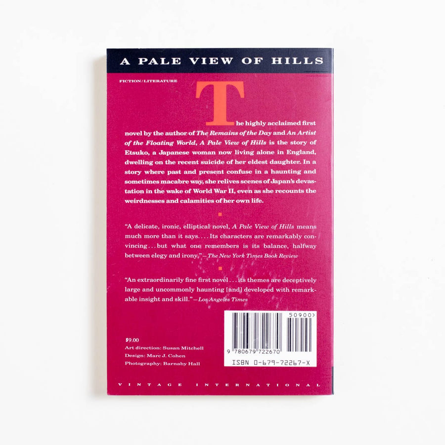 A Pale View of Hills (Trade) by Kazuo Ishiguro