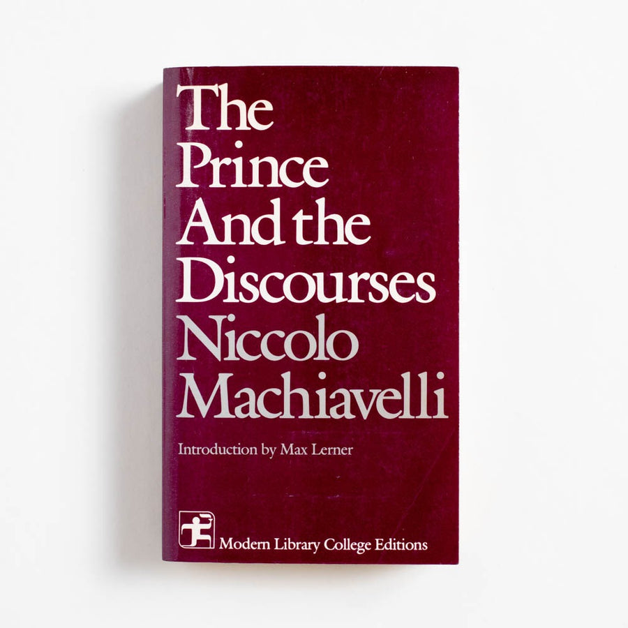 The Prince and the Discourses (Modern Library) by Niccolo Machiavelli, Modern Library, Paperback.  A Good Used Book is an Independent online bookstore selling New, Used and Vintage books based in Los Angeles, California. AAPI-Owned (Korean-American) Small Business. Free Shipping on orders $25+. Local Pickup available in Koreatown.  1950 Modern Library Classics 