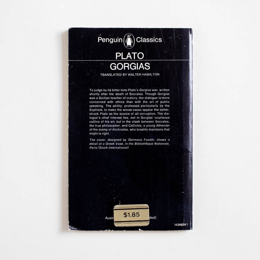 Gorgias (Penguin) by Plato