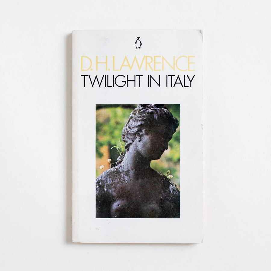 Twlight in Italy (Penguin) by D.H. Lawrence, Penguin Books, Paperback.  A Good Used Book is an Independent online bookstore selling New, Used and Vintage books based in Los Angeles, California. AAPI-Owned (Korean-American) Small Business. Free Shipping on orders $25+. Local Pickup available in Koreatown.  1976 Penguin Literature 