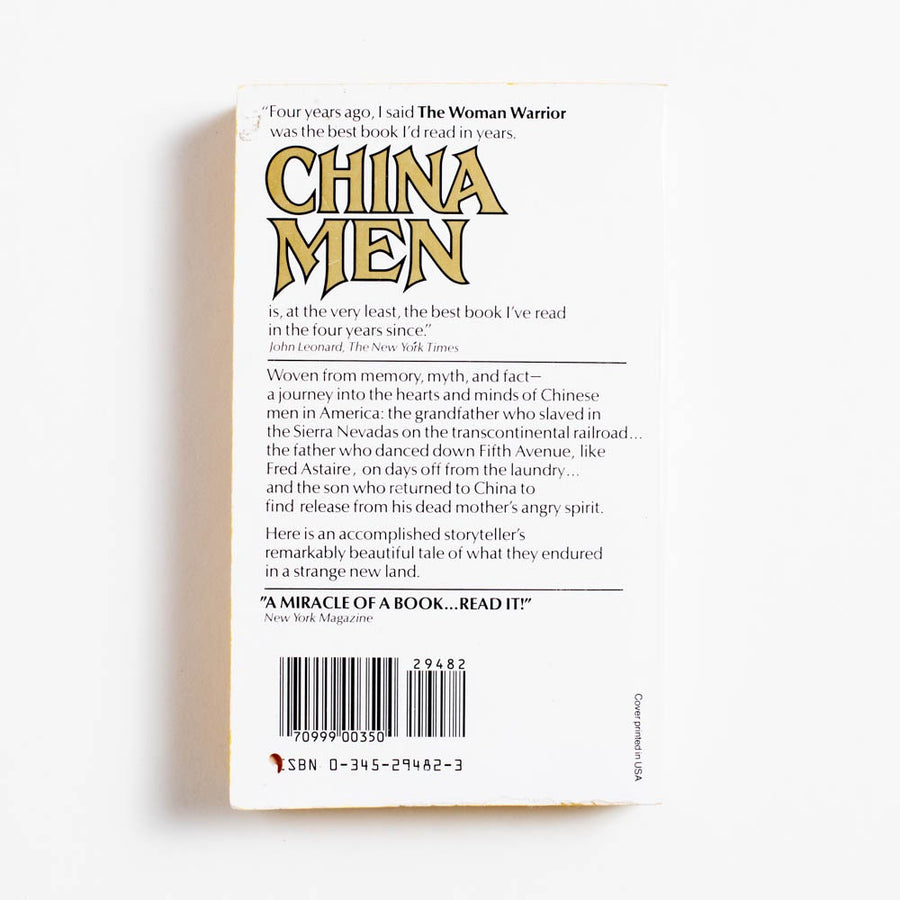 China Men (1st Ballantine Printing) by Maxine Hong Kingston