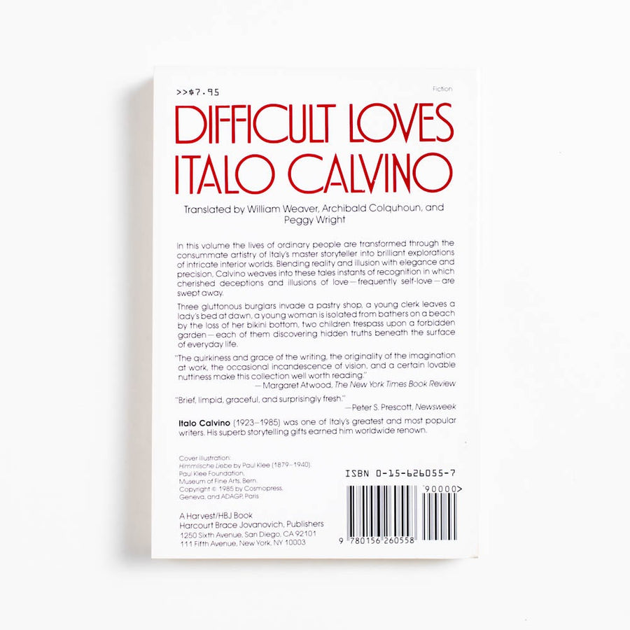 Difficult Loves (Trade) by Italo Calvino