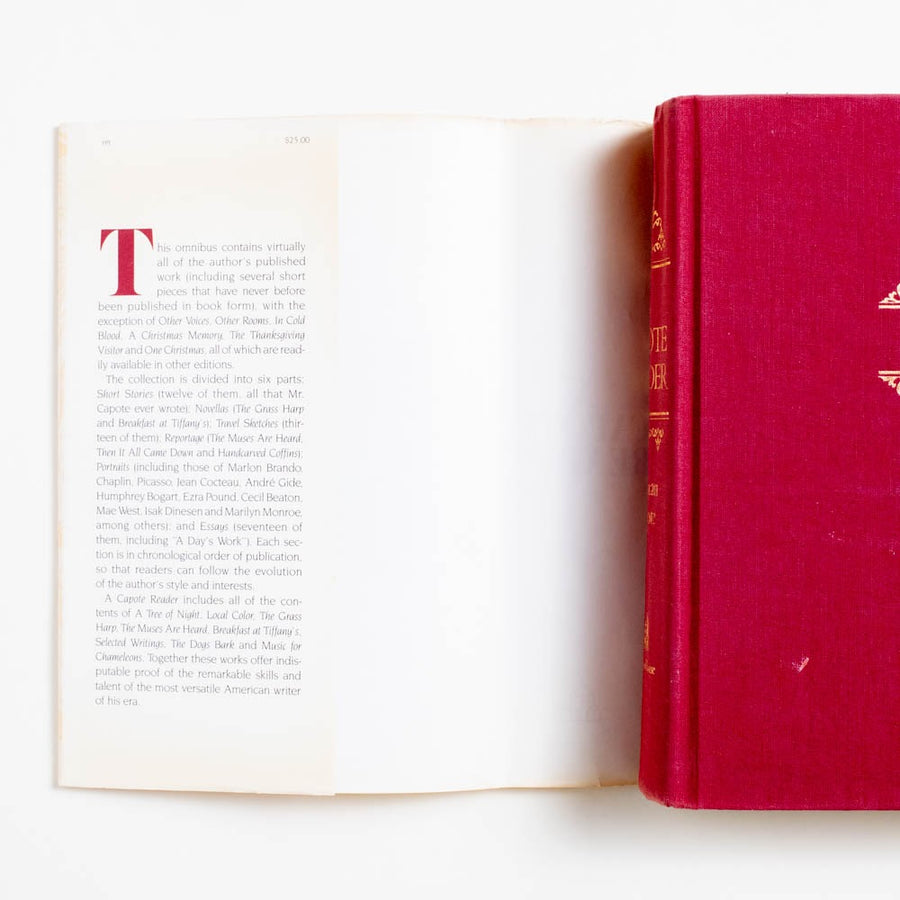 A Capote Reader (Hardcover w. Dust Jacket) by Truman Capote